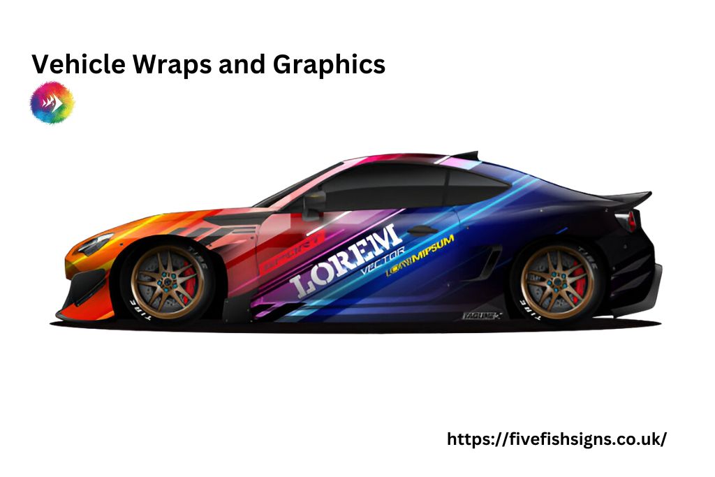 Custom Vehicle Graphics and Car Wraps by FIVEFISHSIGNS
