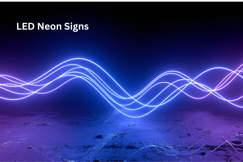 LED neon sign versus traditional neon sign comparison showing energy efficiency and lifespan.